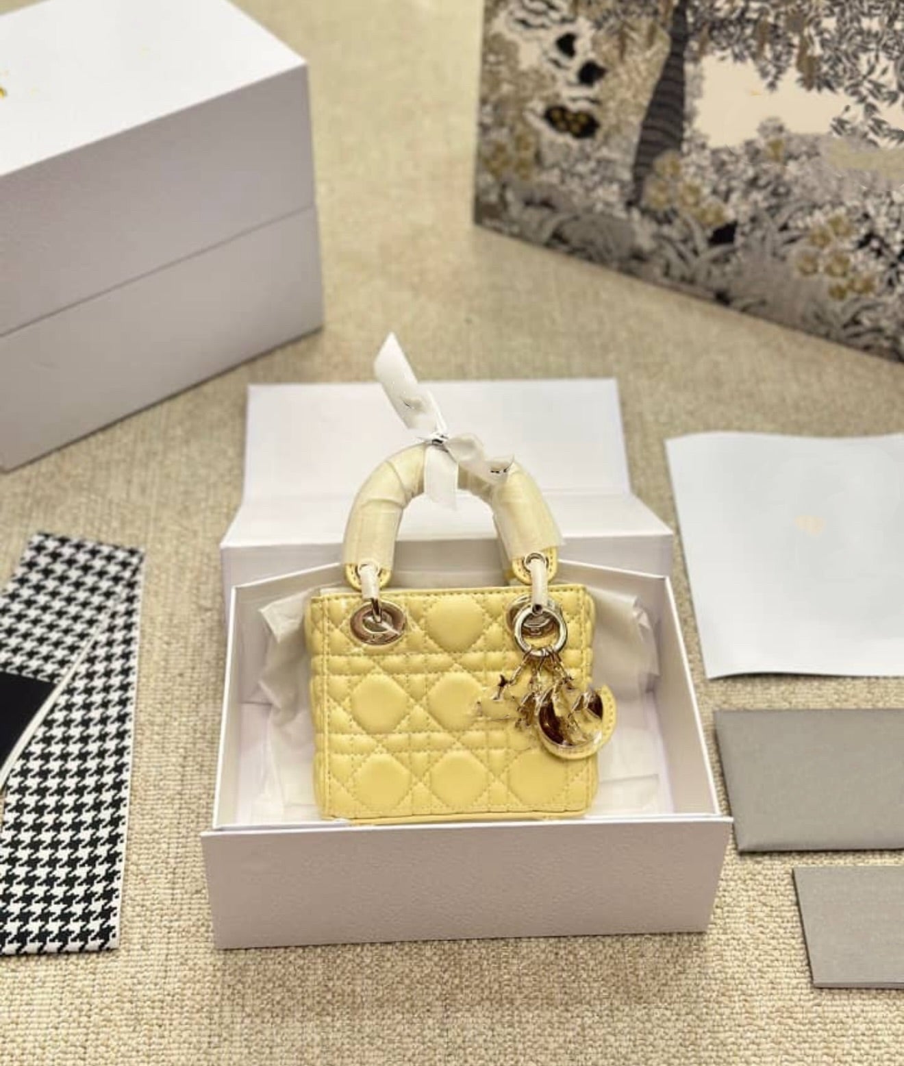 Yellow mini luxe bag