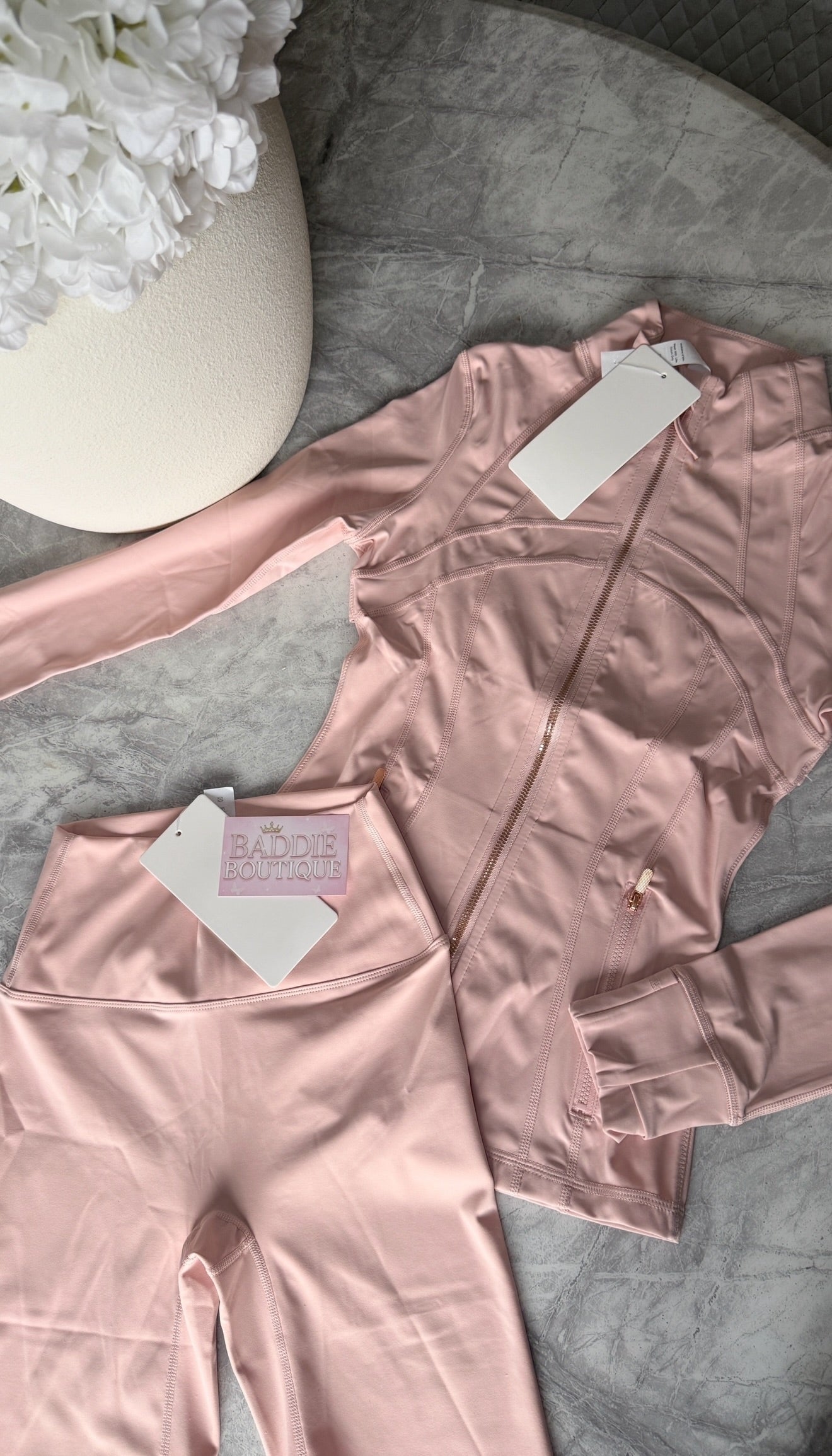 Pink rose gold set