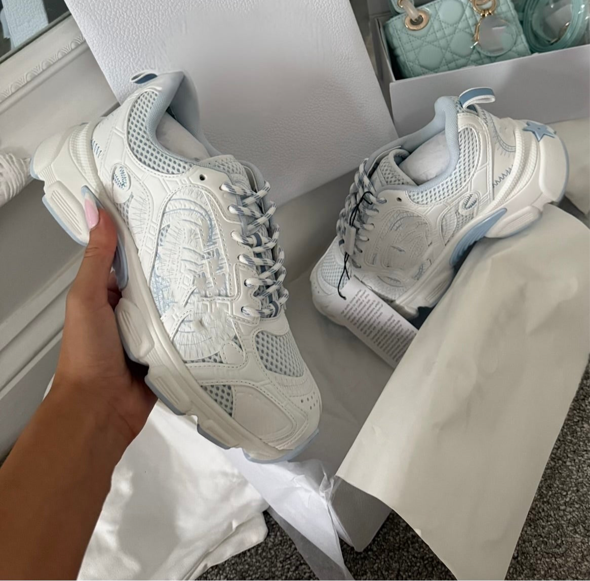 Dreamy blue trainers