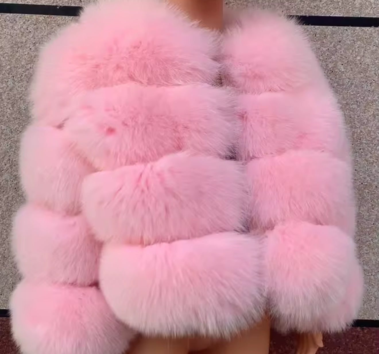 Pink premium fur