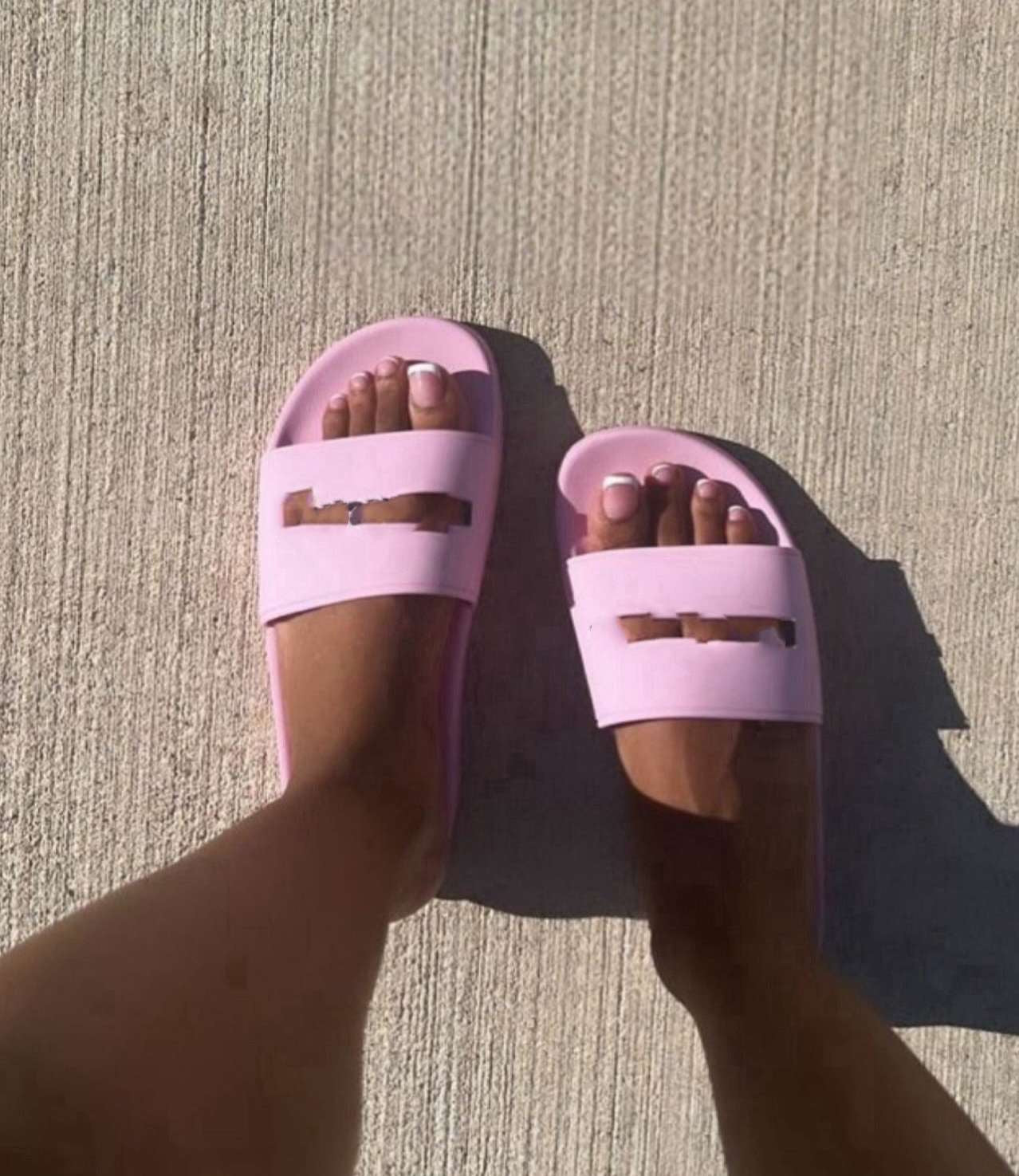 Pink sliders