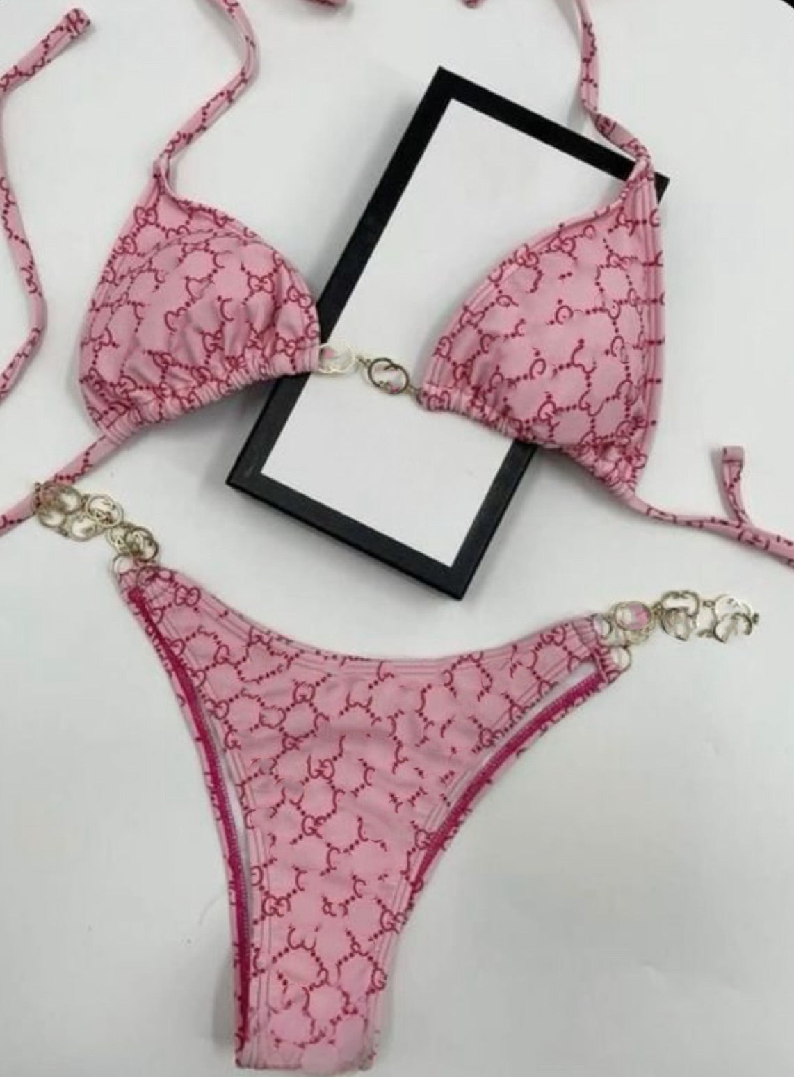 Pink bikini