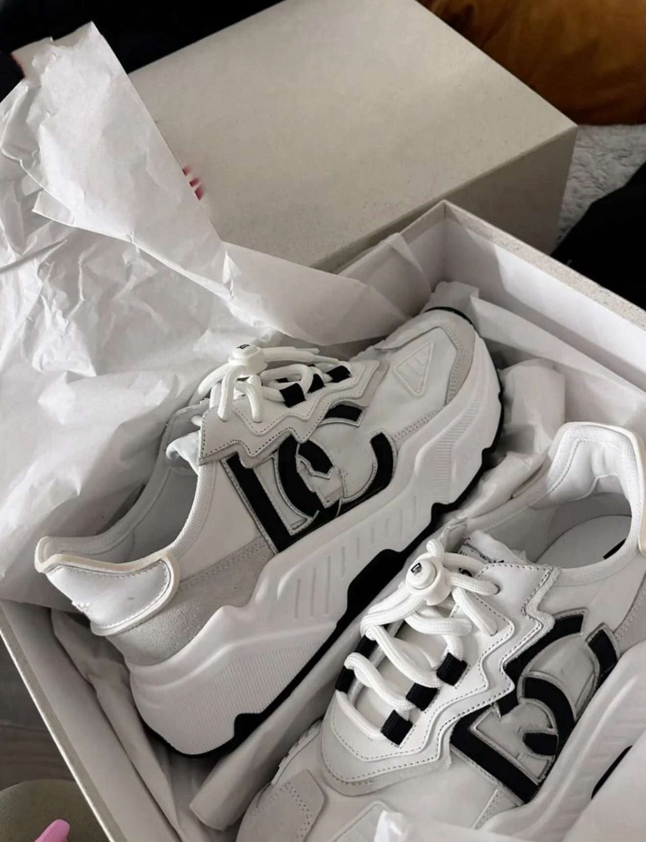 White trainers