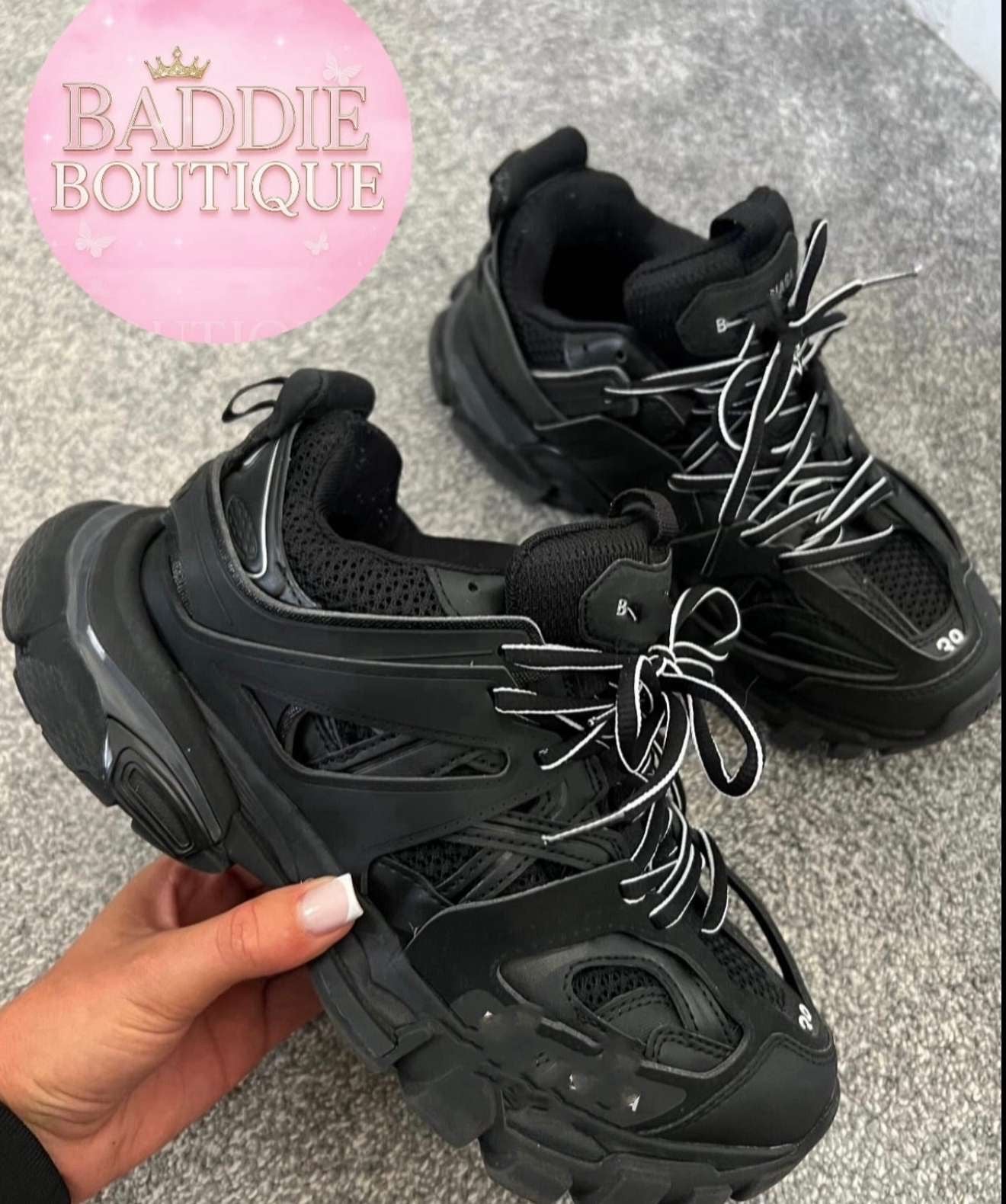 Black trainers