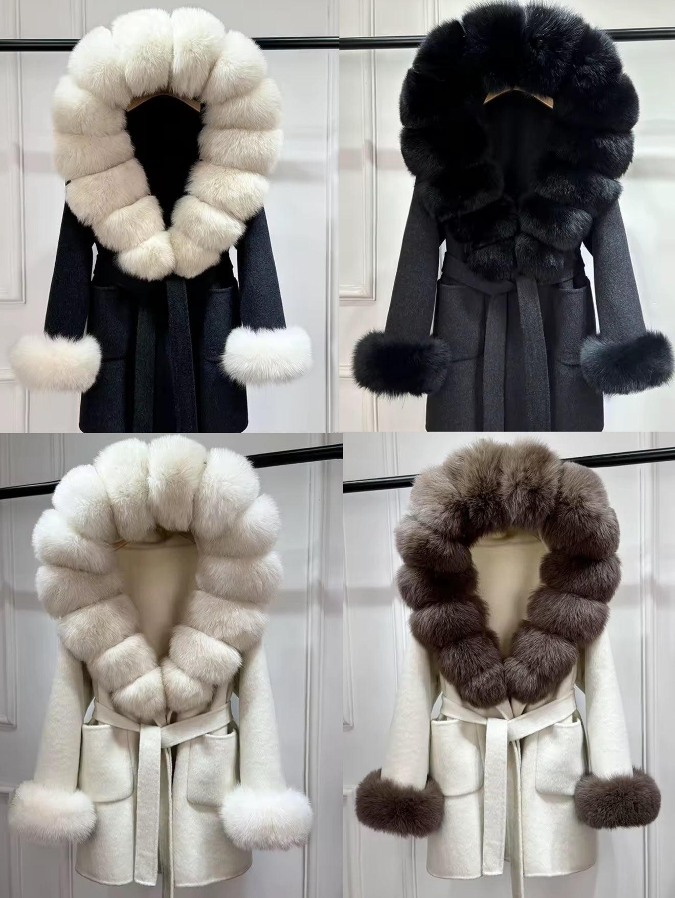 Trench premium fur