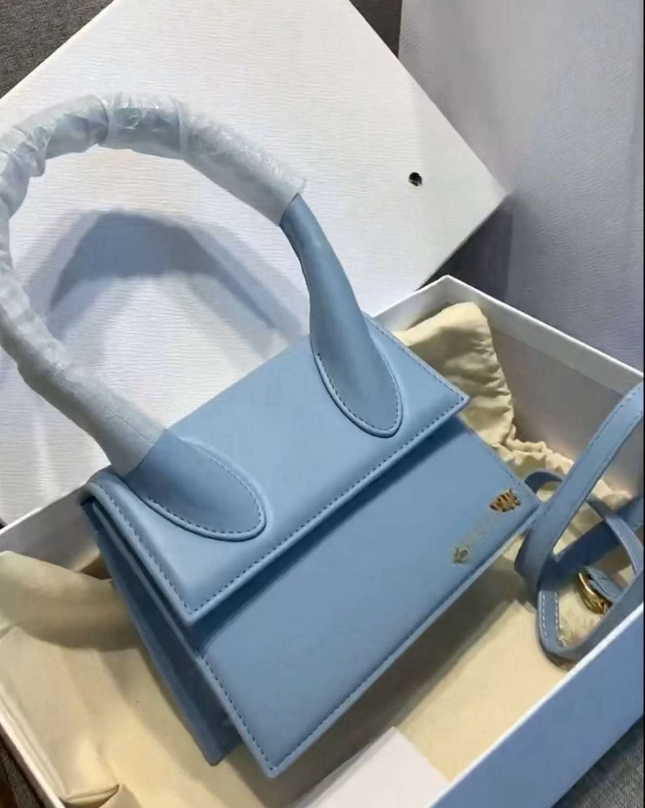 Blue mini bag