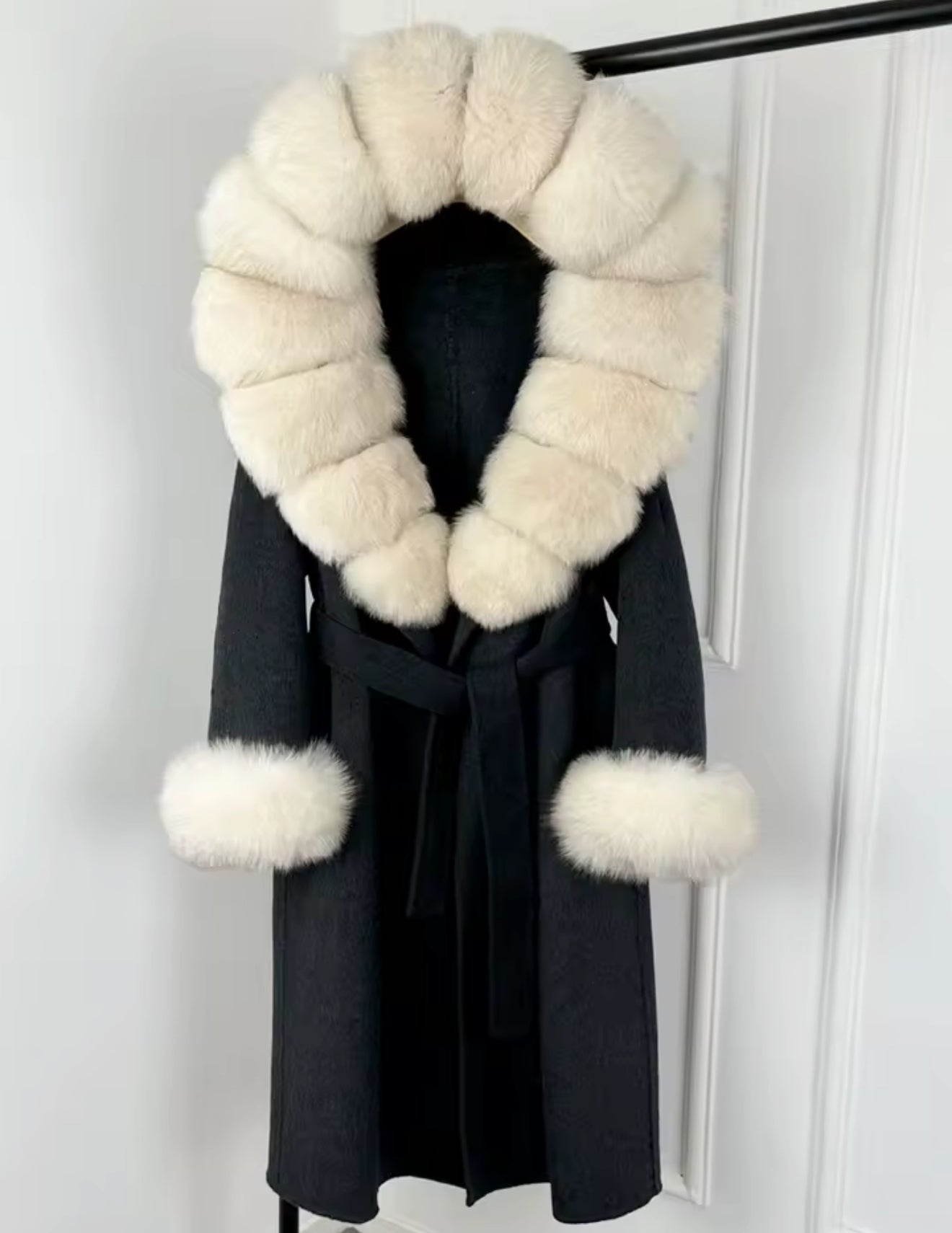 Trench premium fur