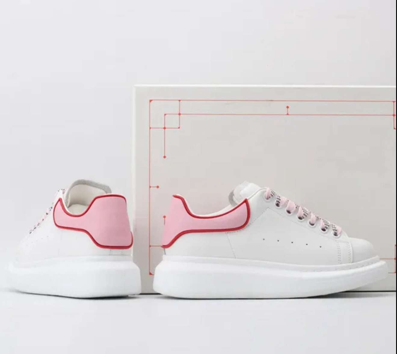 Pink trainers