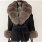 Short trench fur
