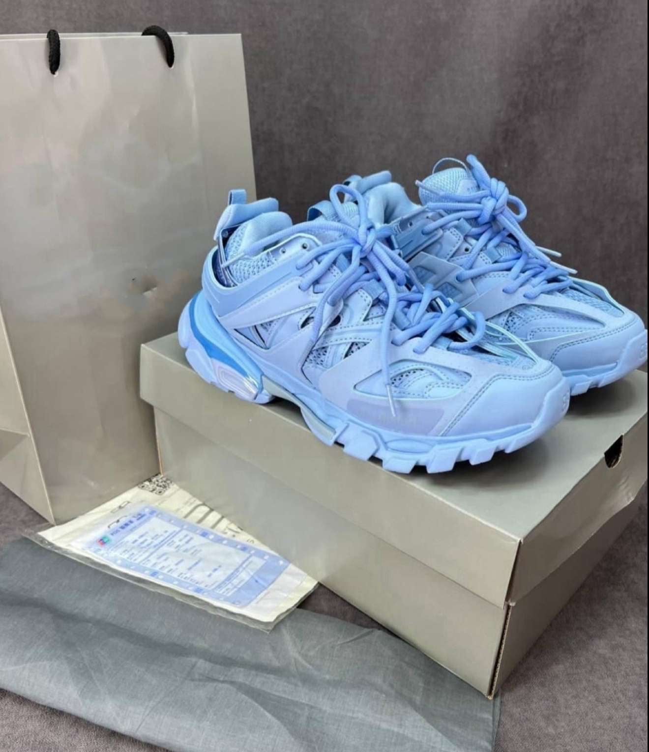 Blue trainers