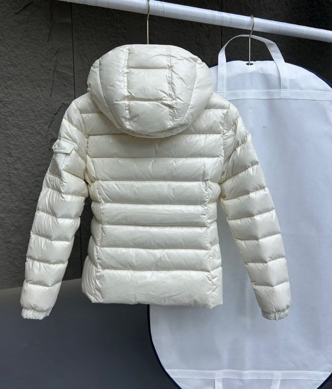 White/ black coat