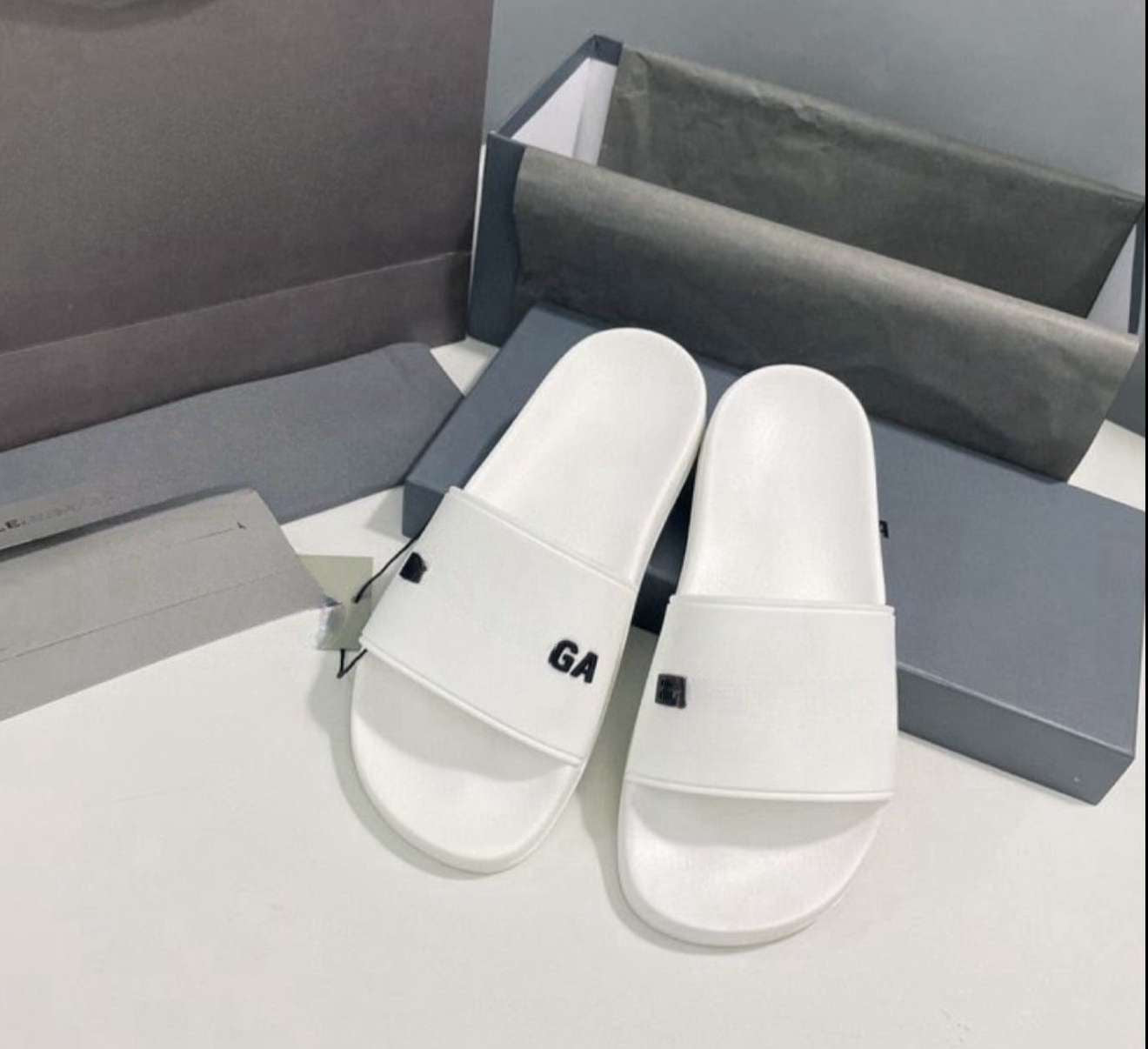White sliders