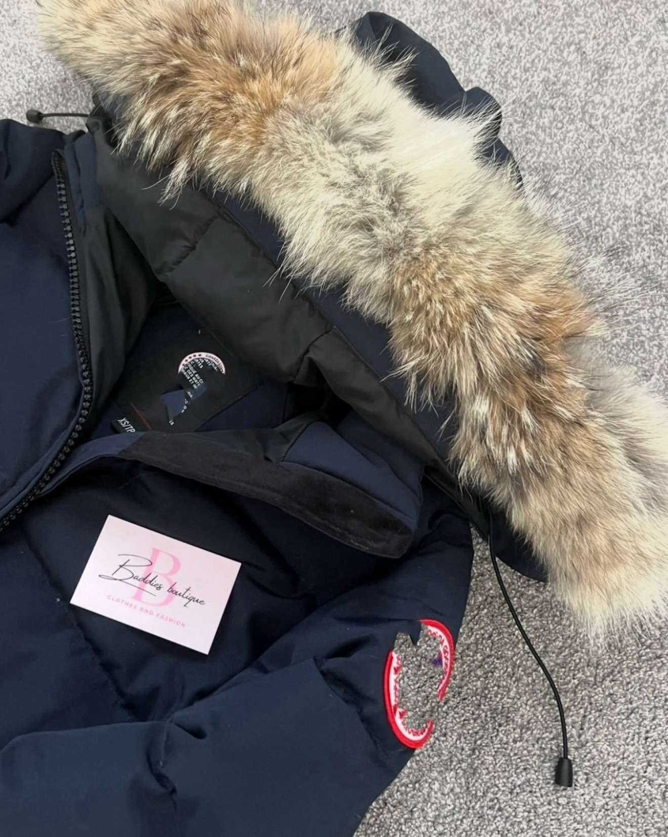 Baddie coats adjustable waist