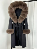 Trench premium fur
