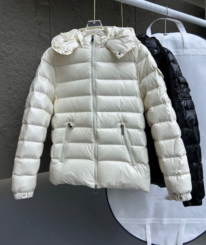 White/ black coat
