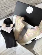 Pink/blue trainers