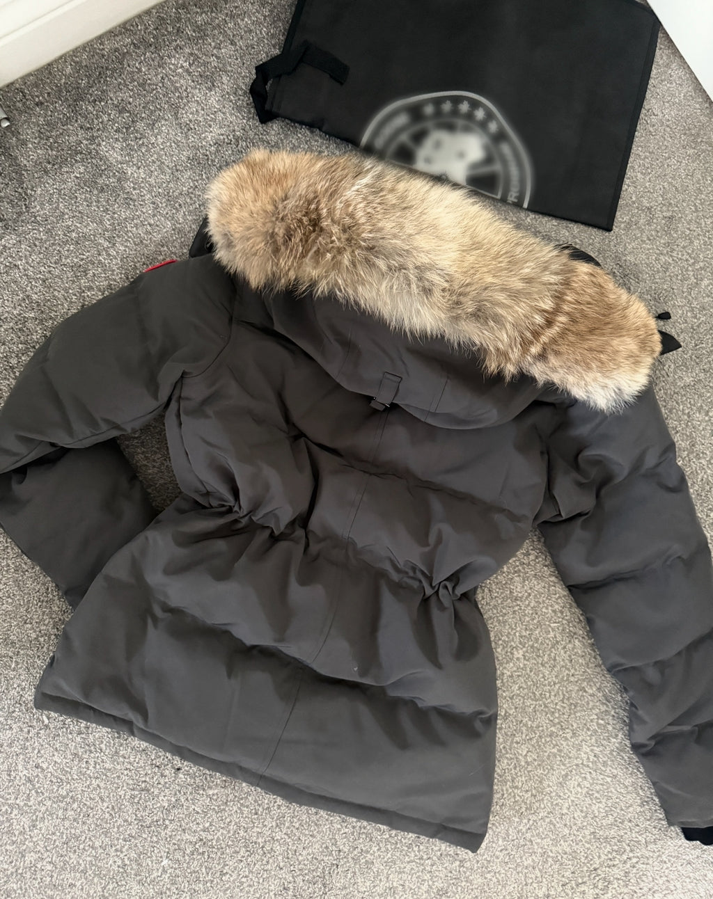 Baddie coats adjustable waist
