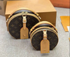 Round brown bag