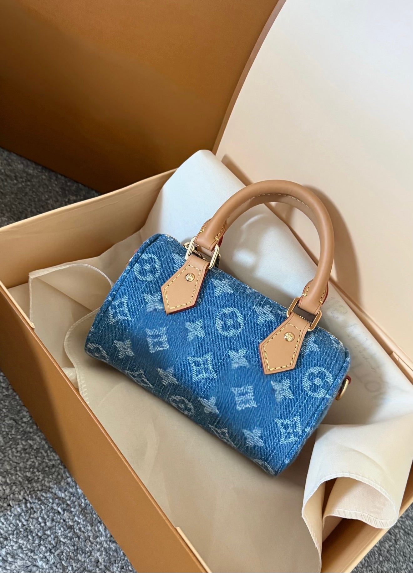 Blue denim set