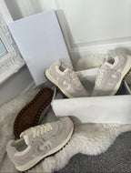 Cream/beige trainers size 5