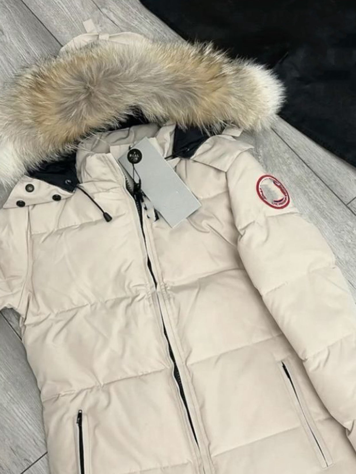 Baddie coats adjustable waist