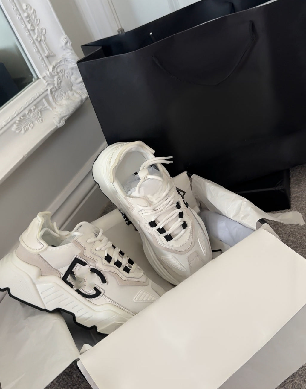 White trainers