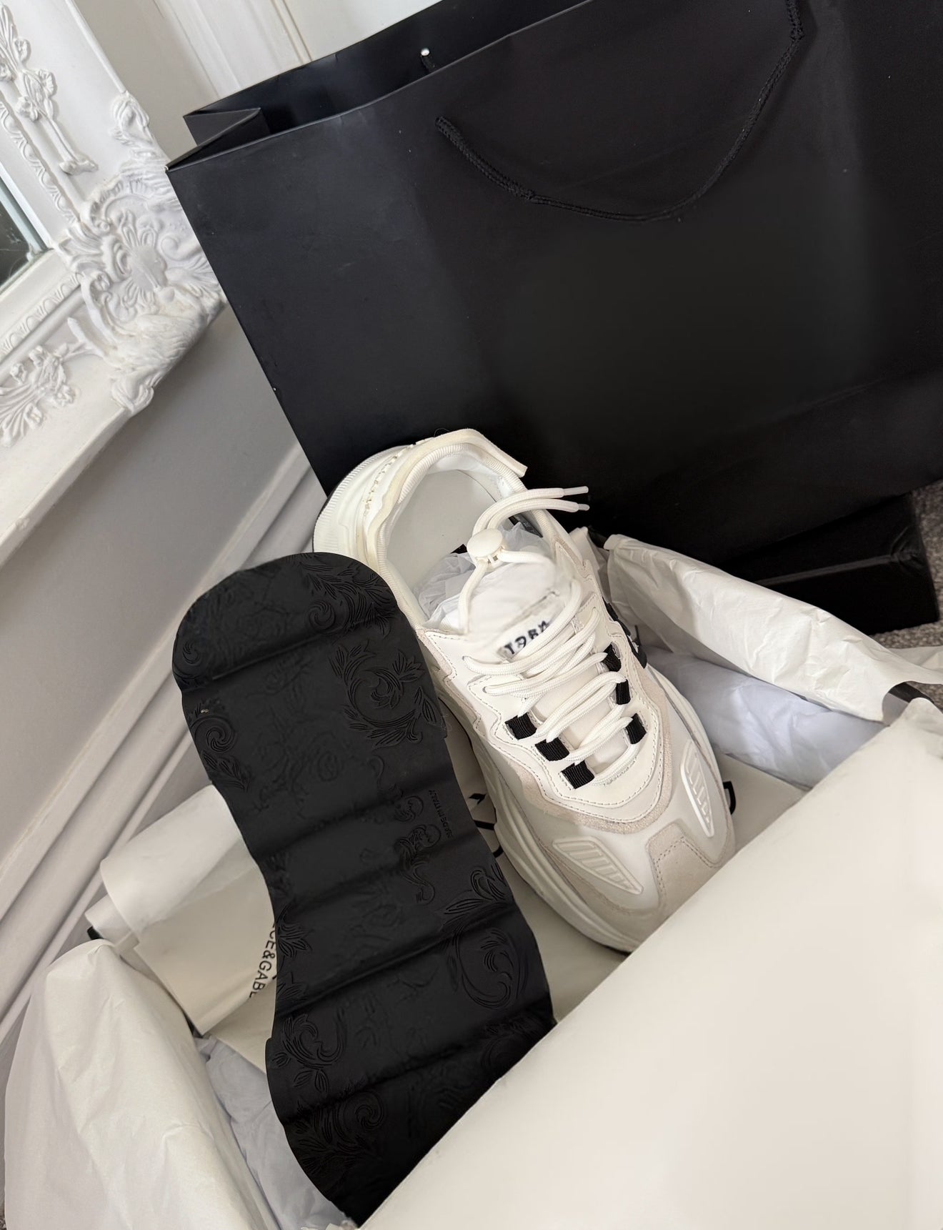 White trainers