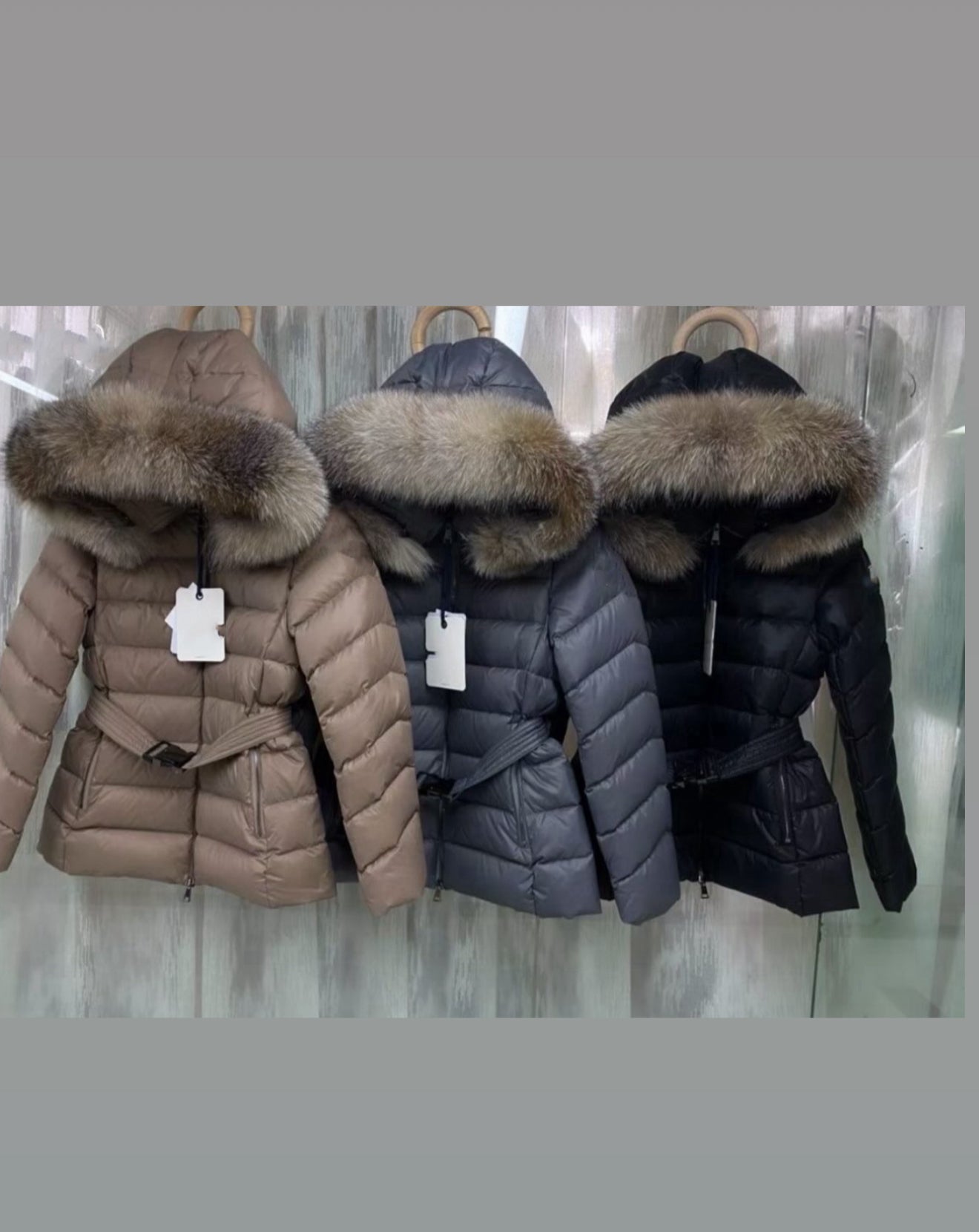 Coats fur hood