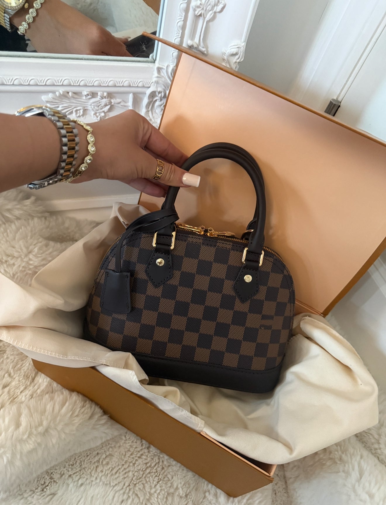 Brown handbag