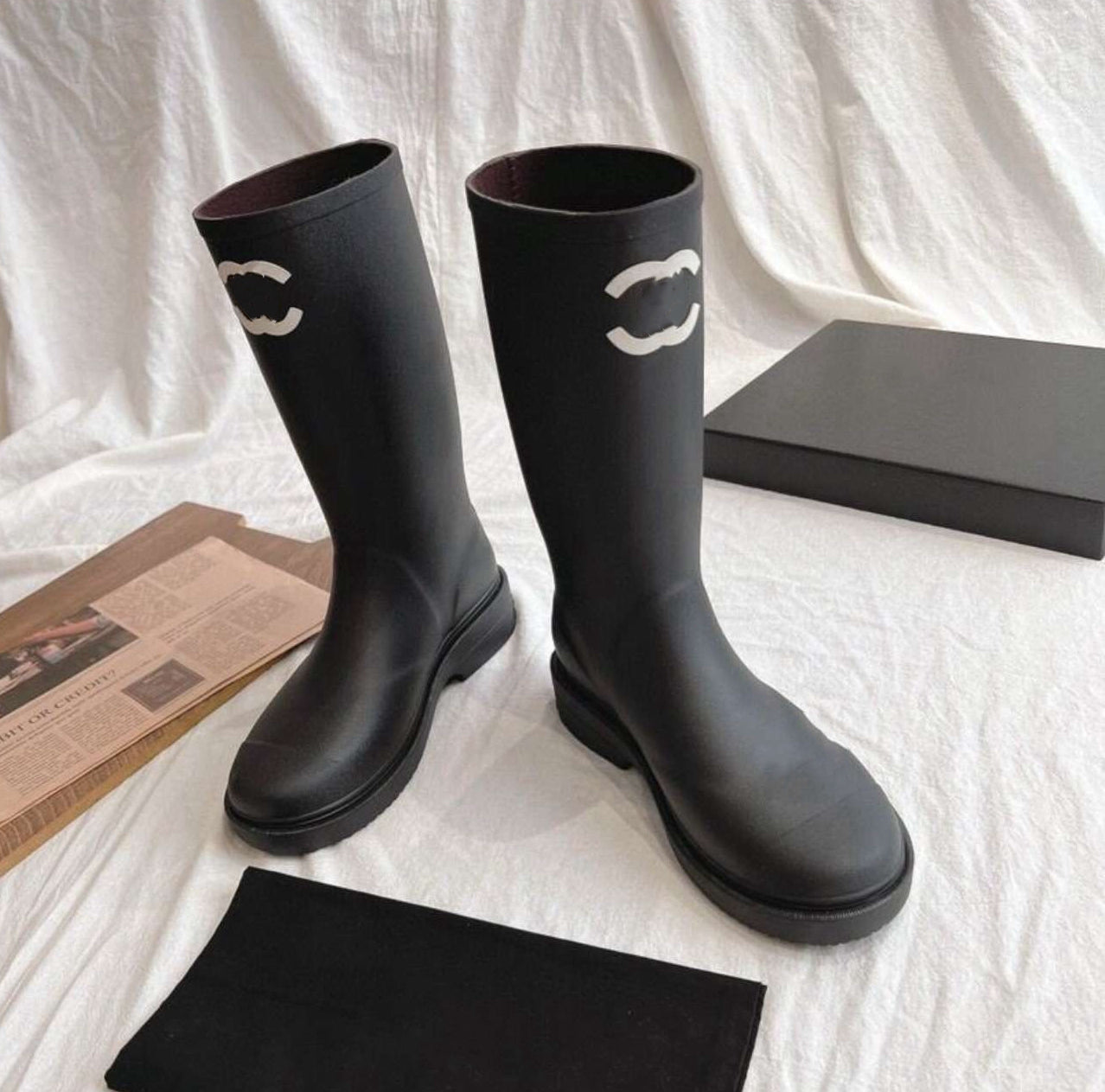 Black boots