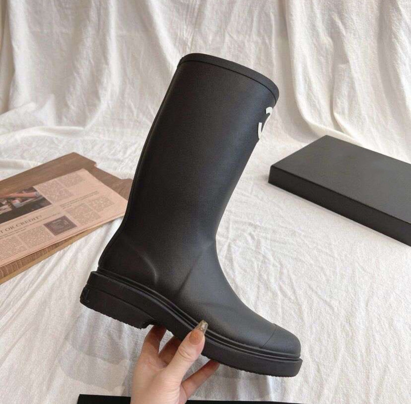 Black boots