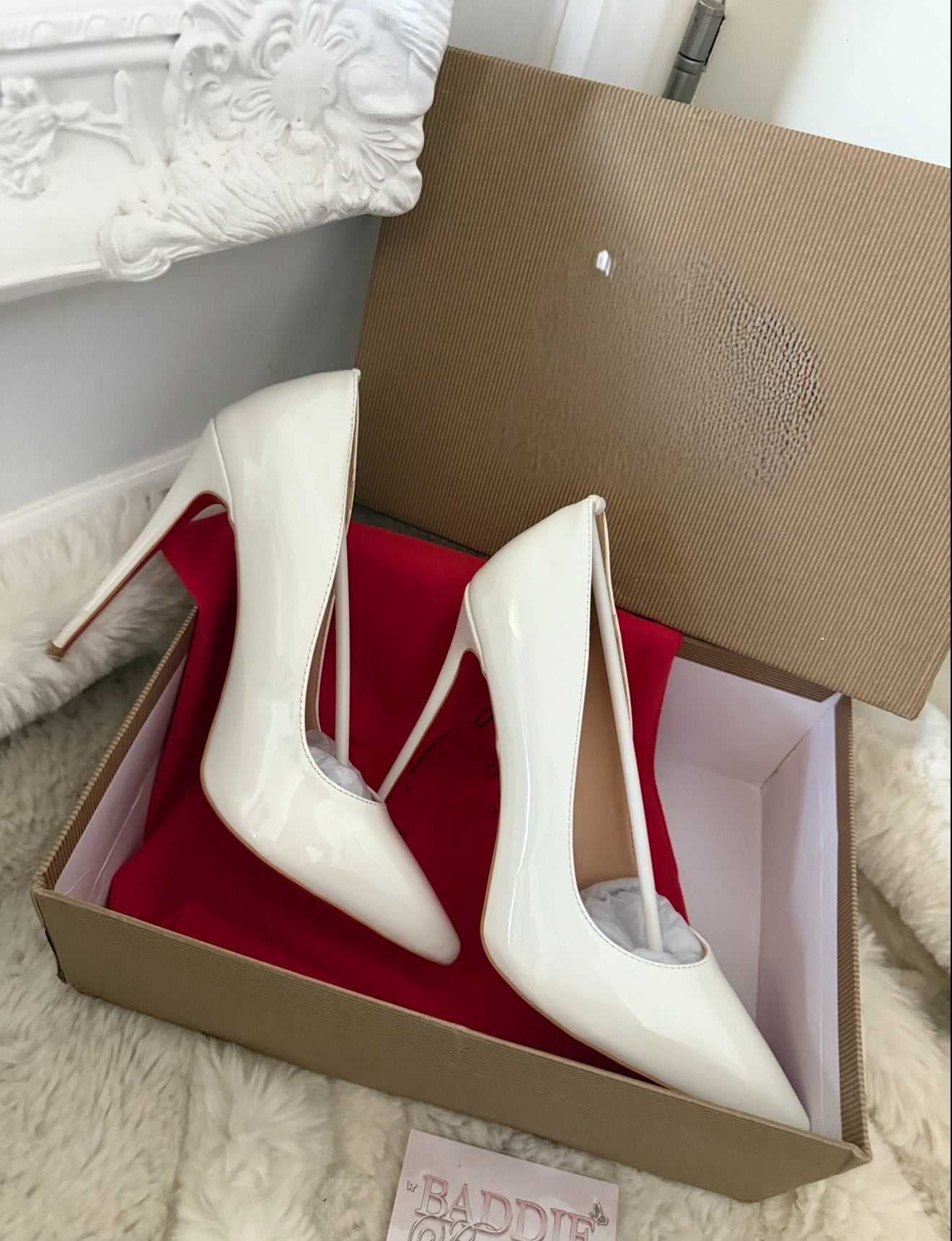 White heels