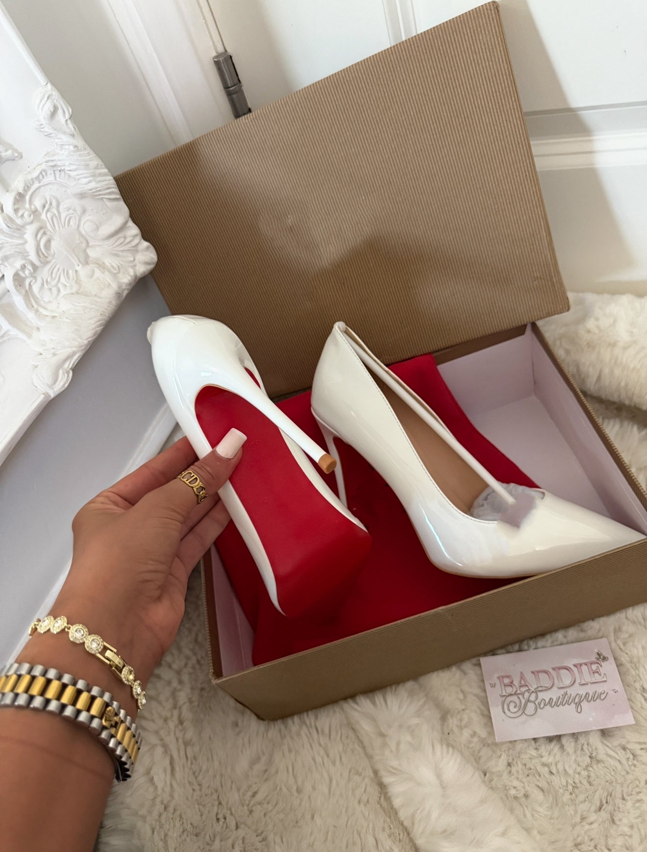 White heels