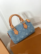 Denim blue bags
